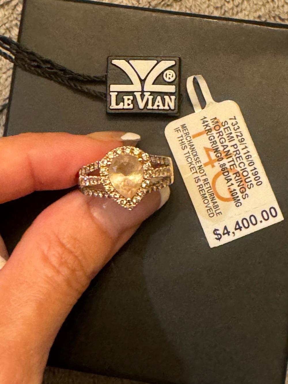 Le Vian Morganite Ring